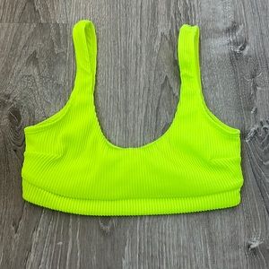 Hollister Neon Scoop Bikini top. Size S no padding